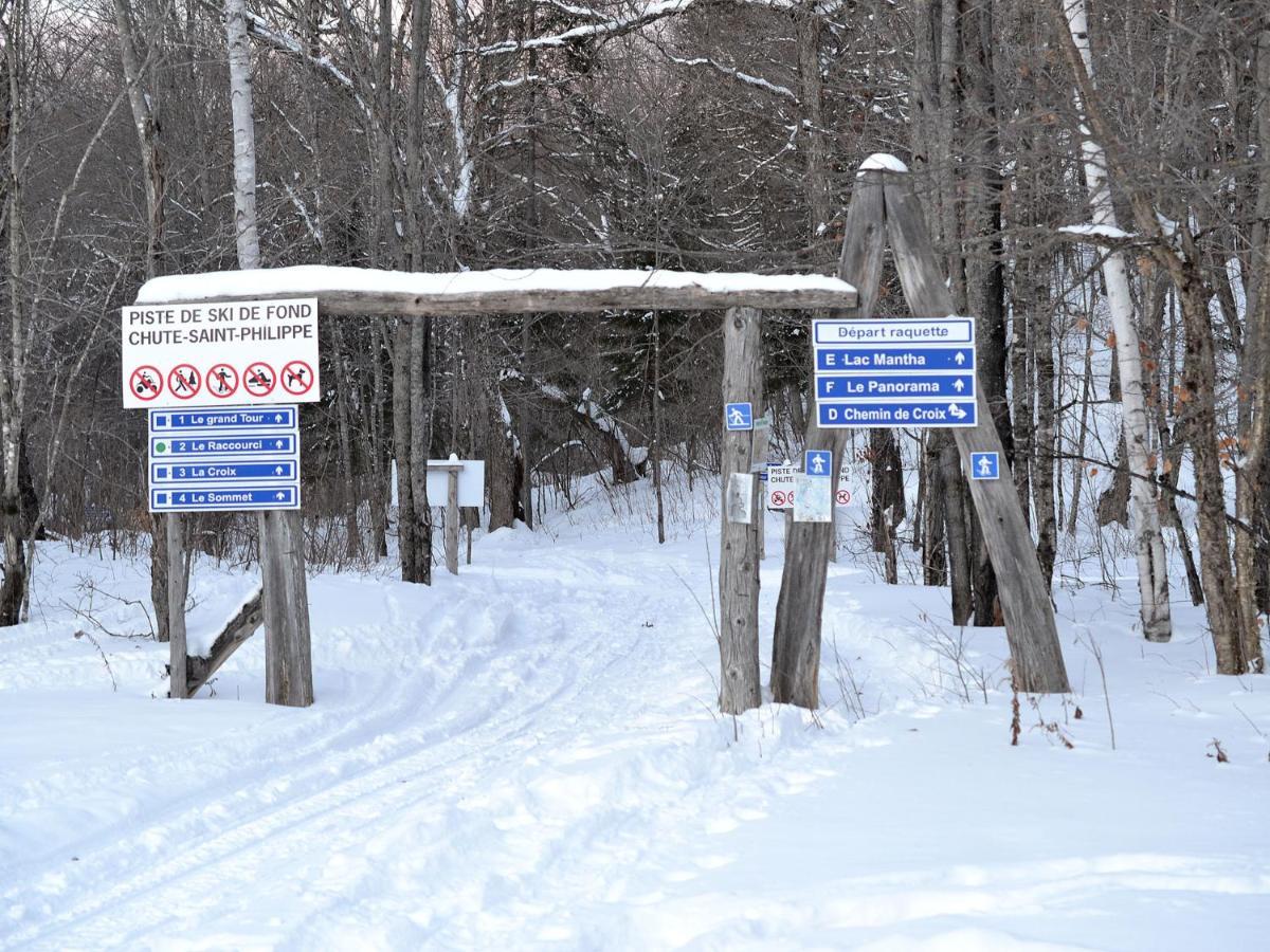 Les 4 Chalets - Le 605 Lac-Saint-Paul 外观 照片