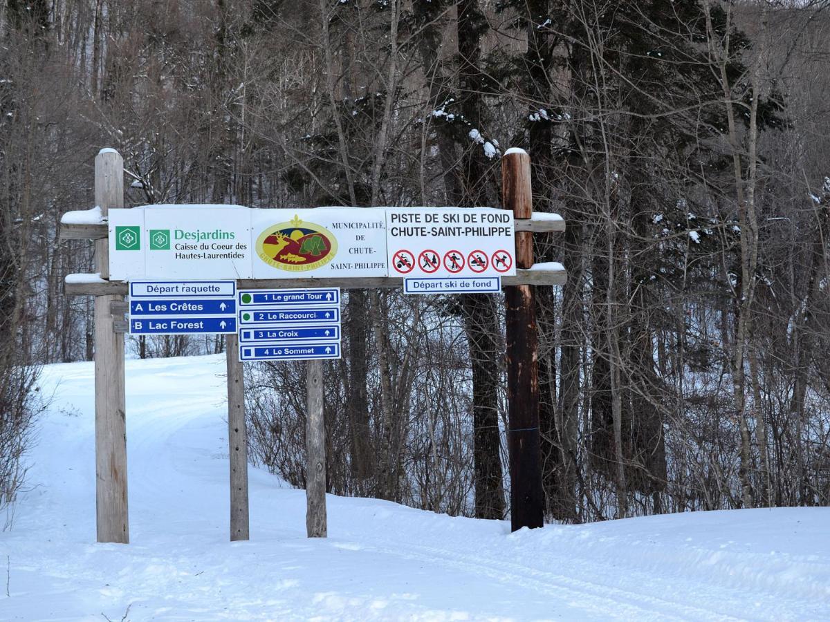 Les 4 Chalets - Le 605 Lac-Saint-Paul 外观 照片